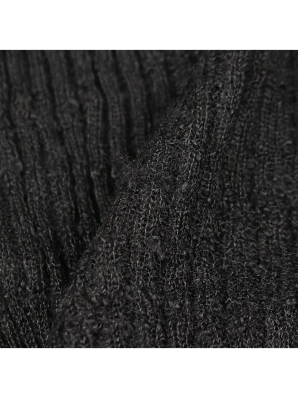 Chanel Dress Short Sleeve Rib Nylon Fabric
